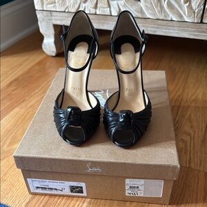 Christian Louboutin Marchavekel 100 Nappa Shiny Heels 37